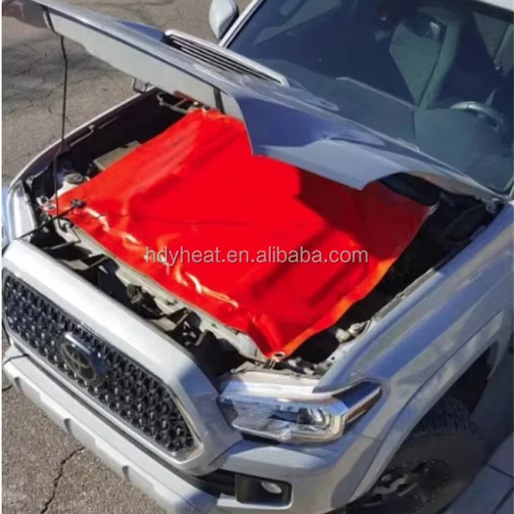 120V Flexible Silicone Rubber Heating Mat for Industrial Heating Equipment for electric blanket used for car engines