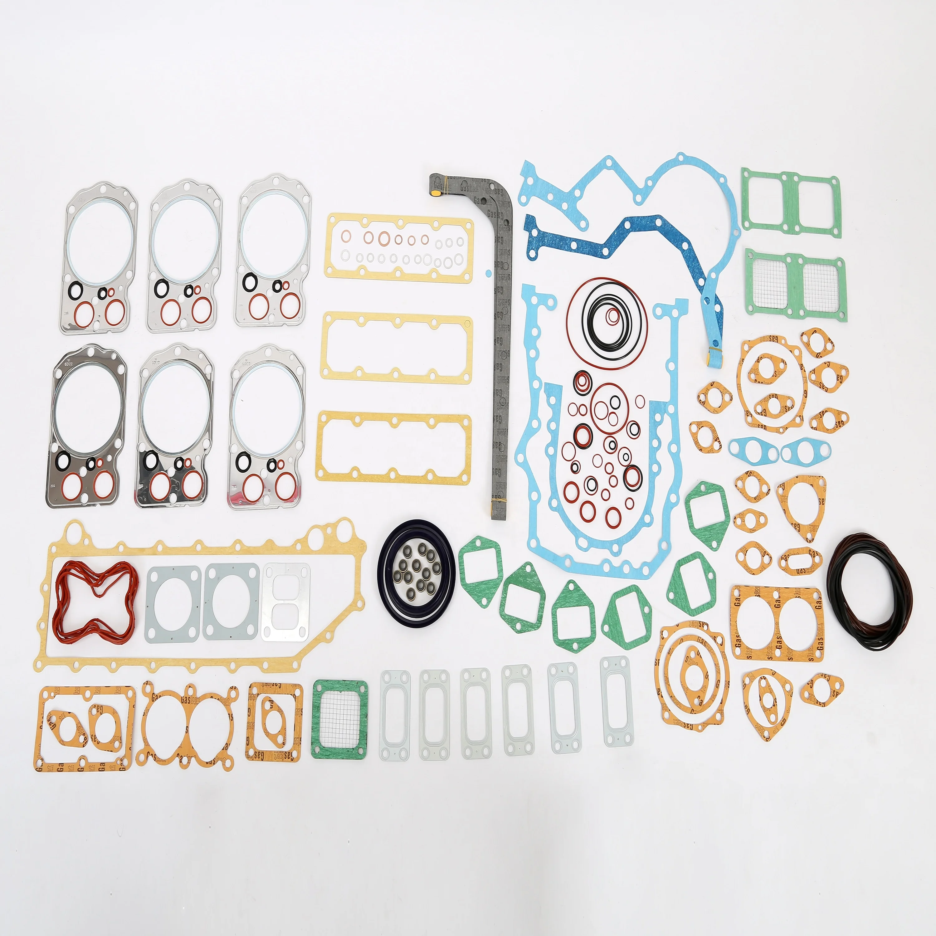 JCAR full gasket 6D22 / 6D22T ME999730 / ME999370 ME051021(5R) / ME051132 gasket cylinder head diesel TRUCK BUS engine parts