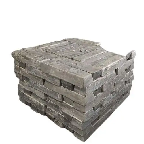 Cheap export 99.9 high purity antimony ingot is currently in warehouse stock