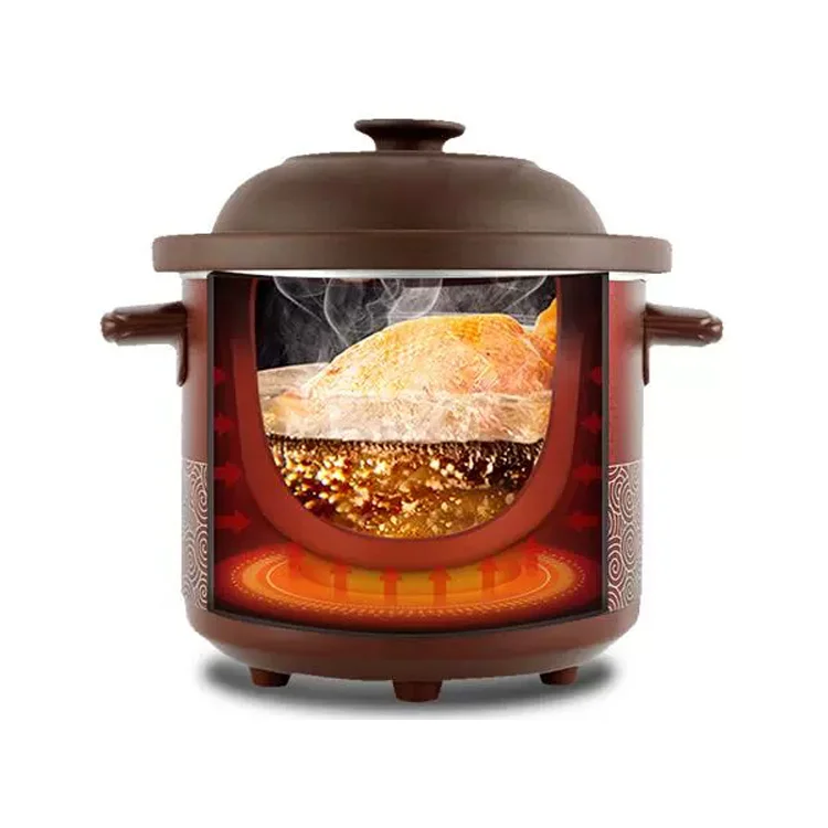 low watt slow cooker soup cooker ceramic inner pot electric crock pot slow cookers