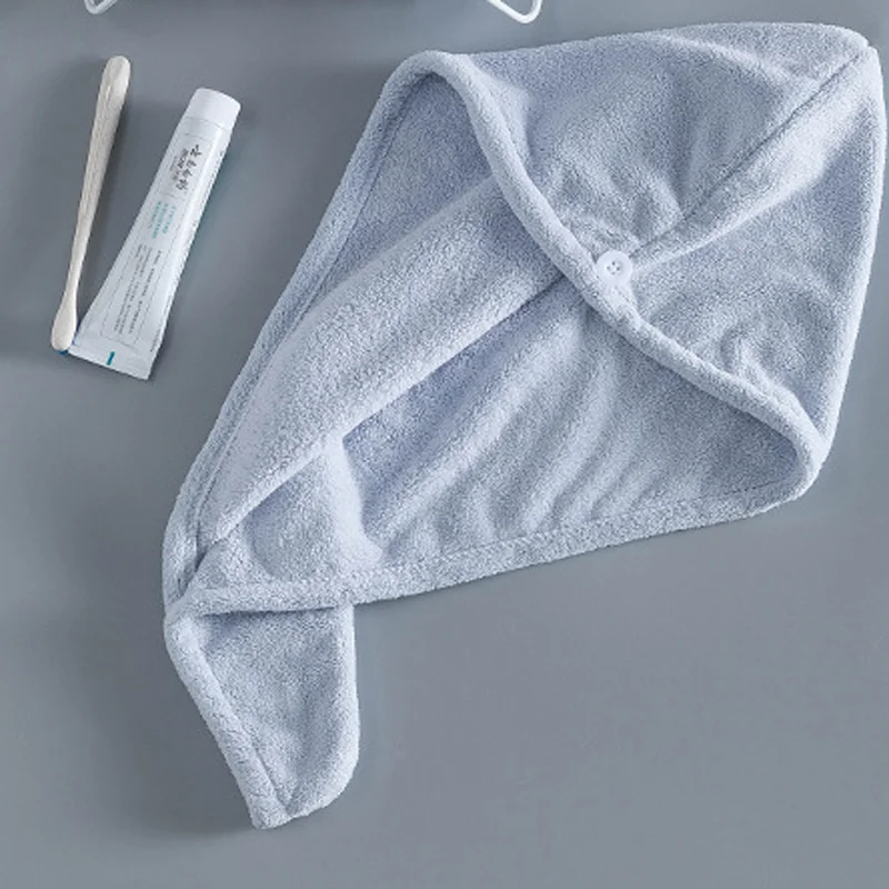 65*25cm Microfiber Hair Turban/Hair Drying Towel Wrap 300gsm Terry For Women