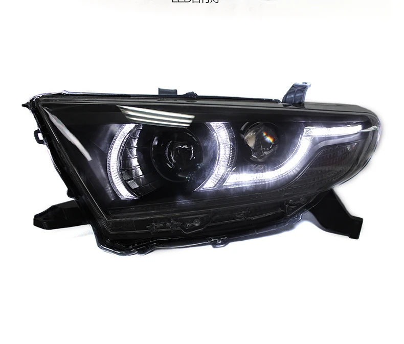 
vland Wholesales LED Sequential factory manufacturer new design Head lamps car accesorios 2012 head lights for toyota highlander 