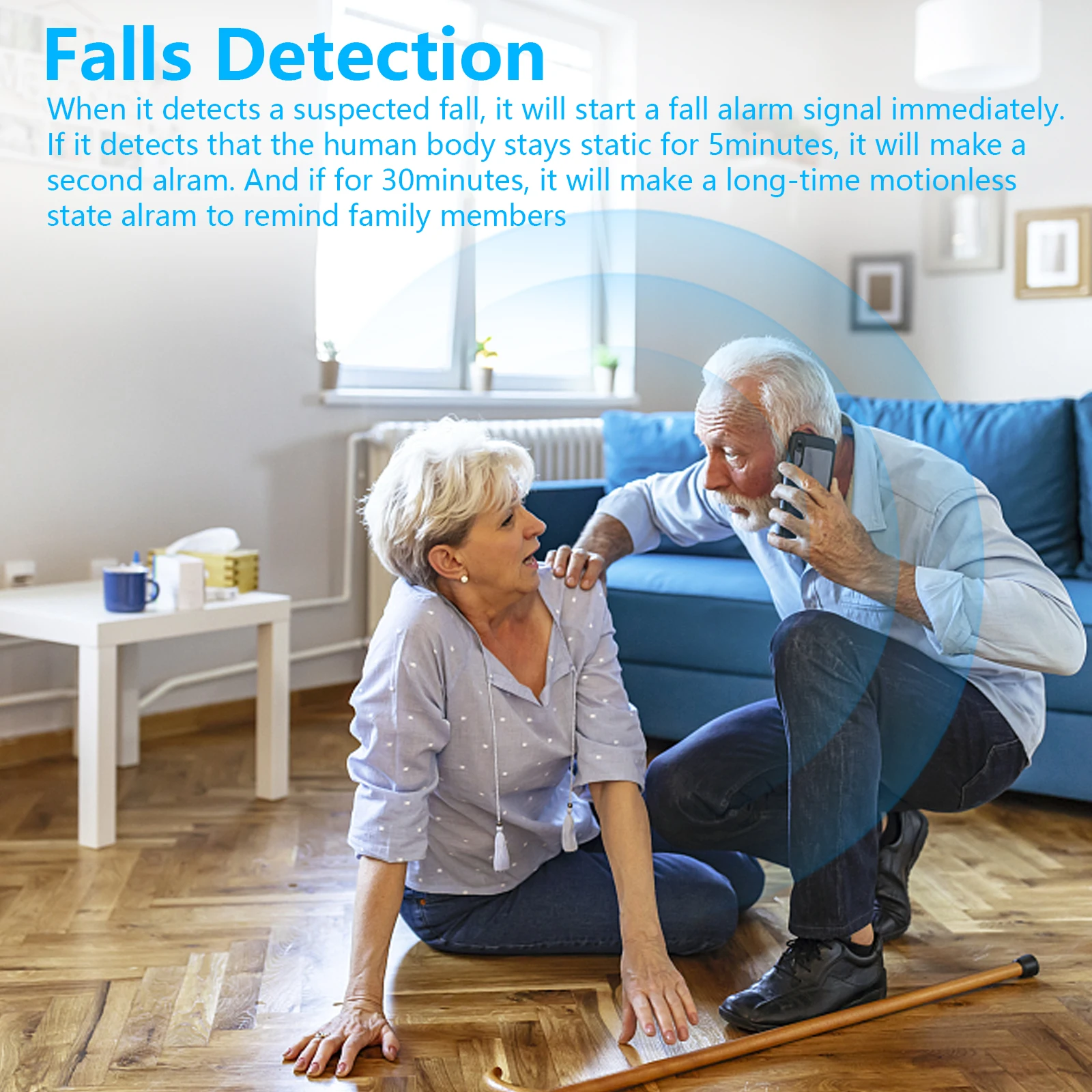 220V Motion Sensor, ZigBee Human Presence Sensor with Fall Detections, Supporting App Control and Smart Automation DIY Scene