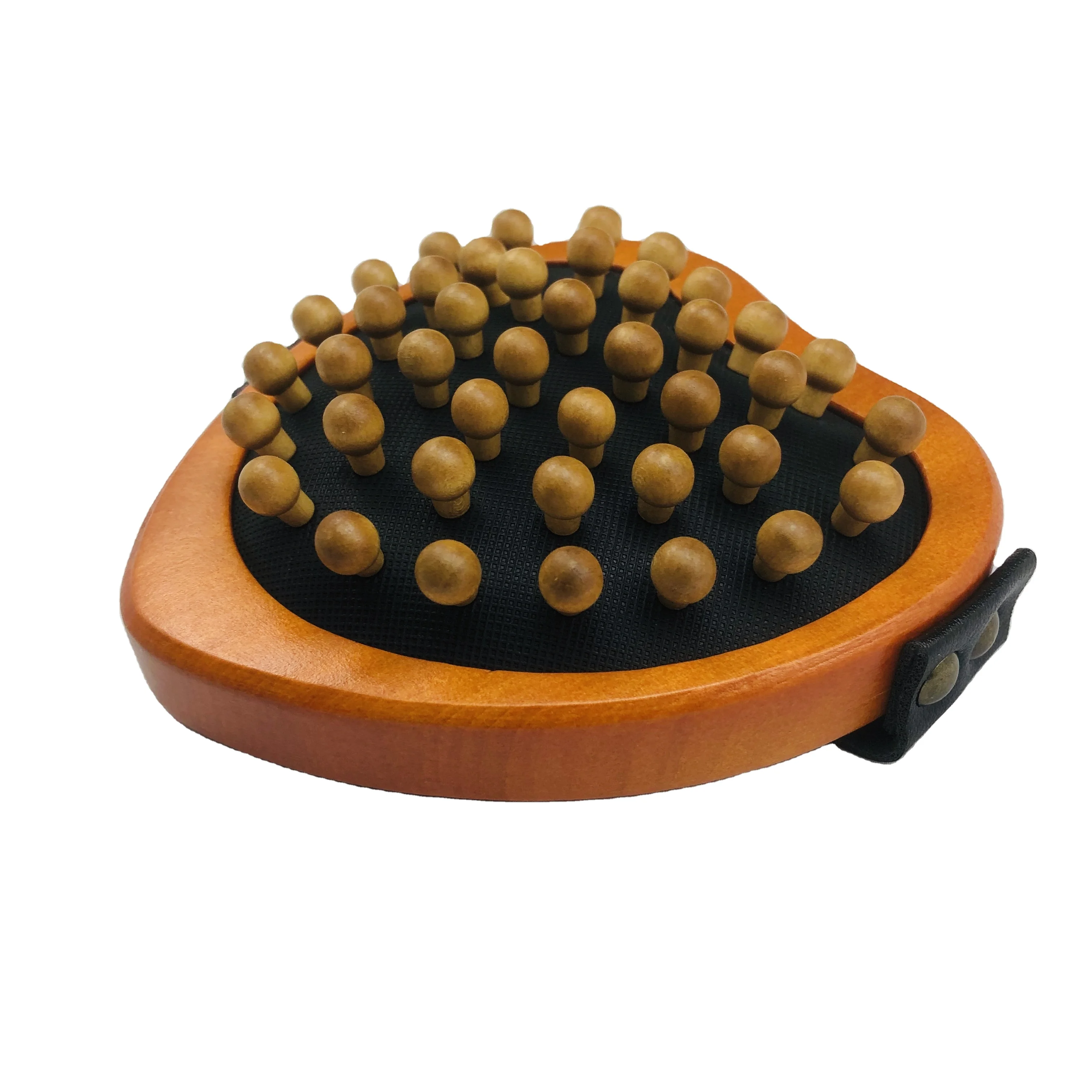 Natural Wood Lymphatic Drainage Anti Cellulite Massager Body Slimming Circulation Brush Muscle Relax Palm Sauna Spa Bath Massage