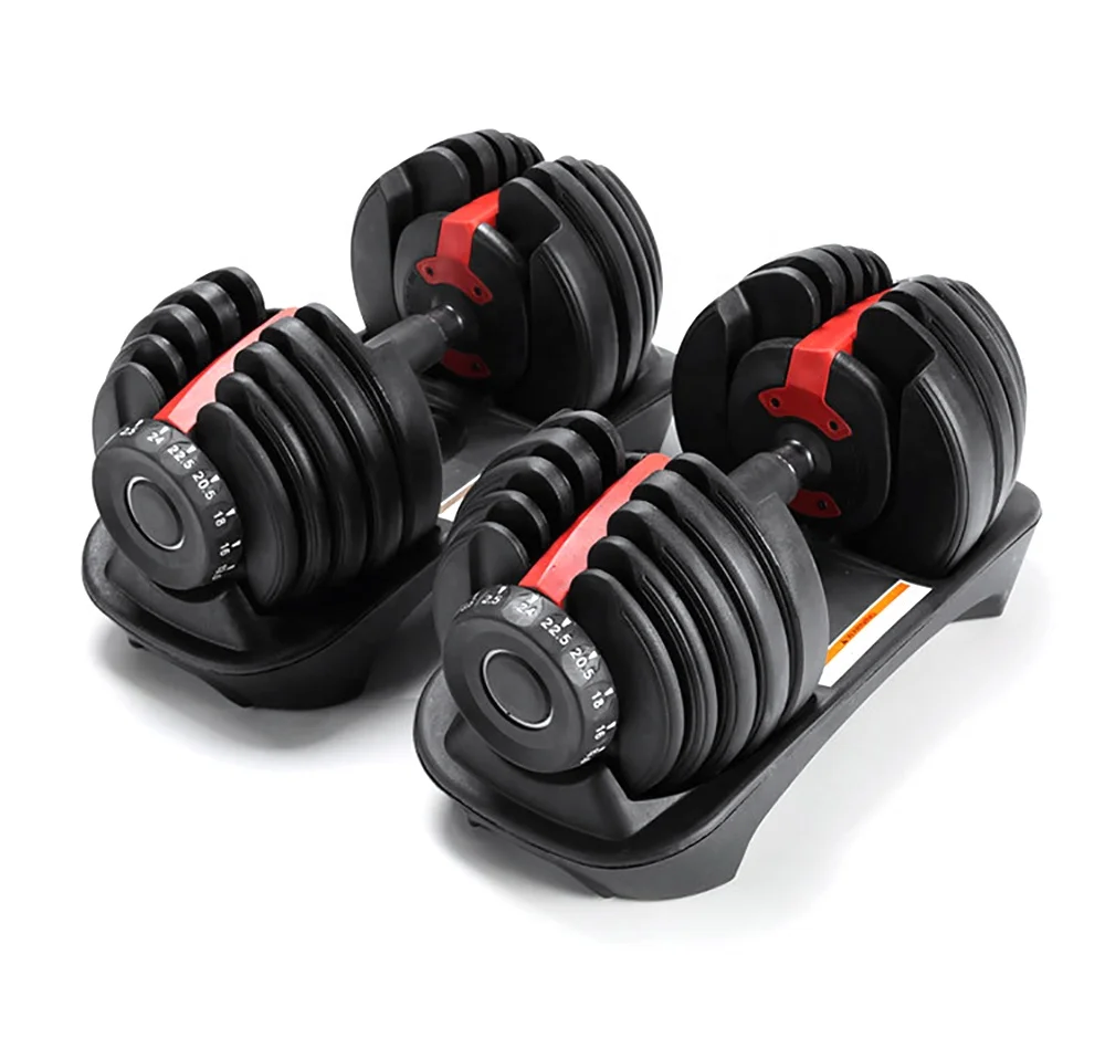 Manufacturer Wholesale Hot Selling 1090 Cheap 90lbs 24kg Adjustable Dumbbell Set For Exercise Body