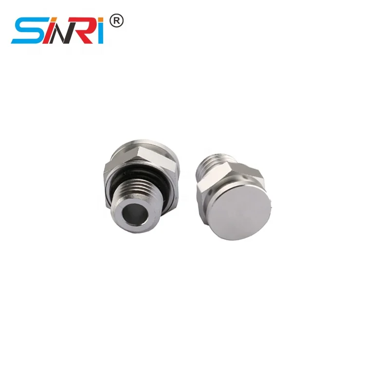 SINRI Factory Price Waterproof Breathable Pressure Valve M12 Breather Metal Vent Plug For Outdoor Enclosure
