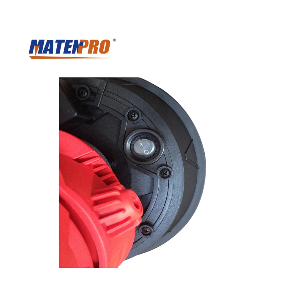 Drywall Sander 850W Electric Adjustable Variable Speed with Automatic Vacuum System  LED Light and Dust Bag MT-700D-8