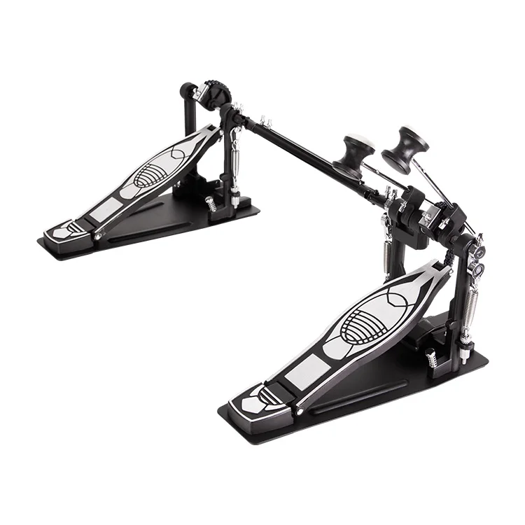 TN-JTB- 170G  Double Bass Drum Pedal chrome plated Percussion Double Drum Foot Pedal For Playing Drum