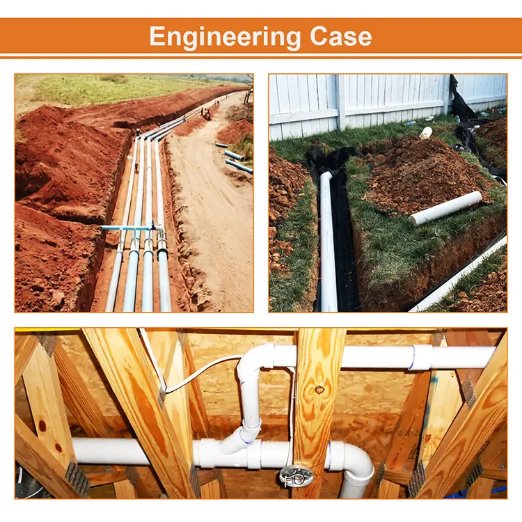 custom ghana high pressure 150mm 200mm sch 40 dn500 sdr 35sn8 5 816 20 24 36 inch underground pvc sewer drainage / water  pipes