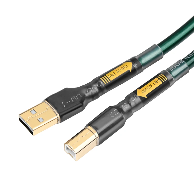 ATAUDIO Hifi Usb Cable High Quality Type A To Type B Hifi OTG Cable For Dac