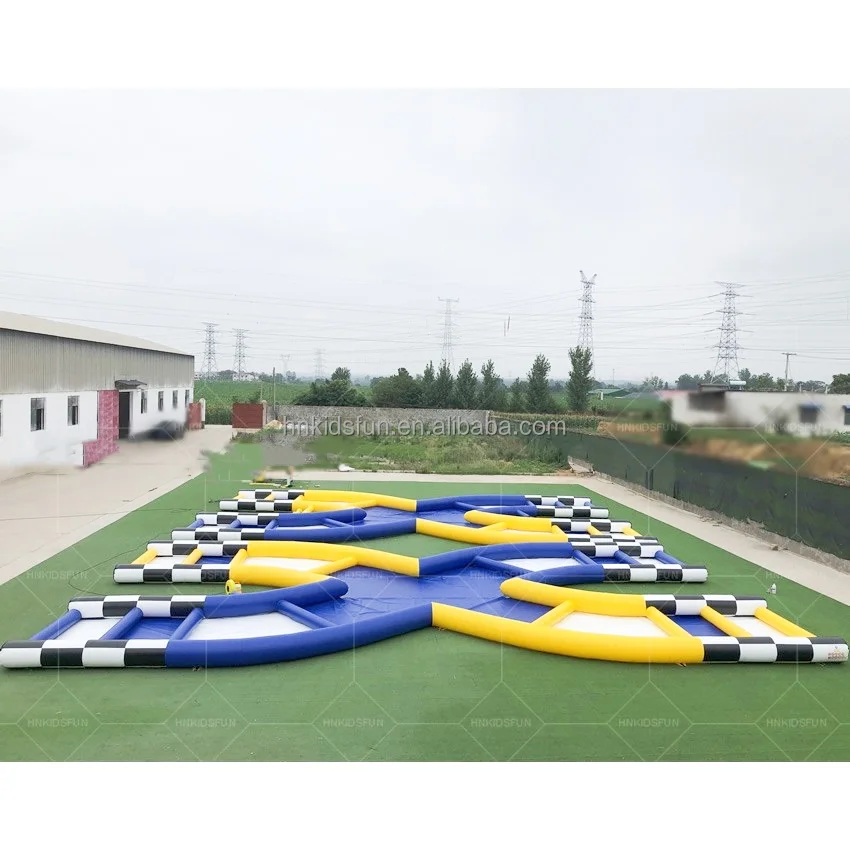 Бессвинцовый высококачественный прочный надувной гоночный трек Zorb Ball