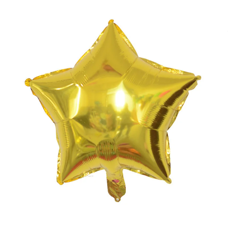 TLX 11Year Party Decoration Supplier Wholesale 10 Inch Assorted Color Helium Foil Star Balloon Mylar Star Balloon