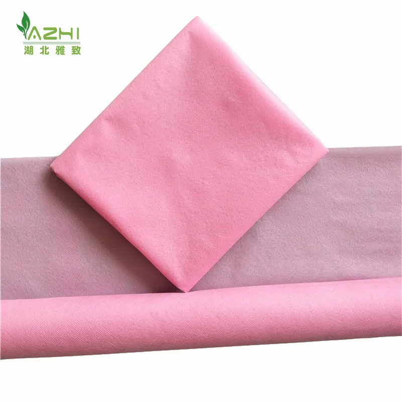 Skin Friendly Soft Disposable Bedsheet Polypropylene Non Woven Fabric Bed Sheets Roll PP Paper Bed sheet in Rolls