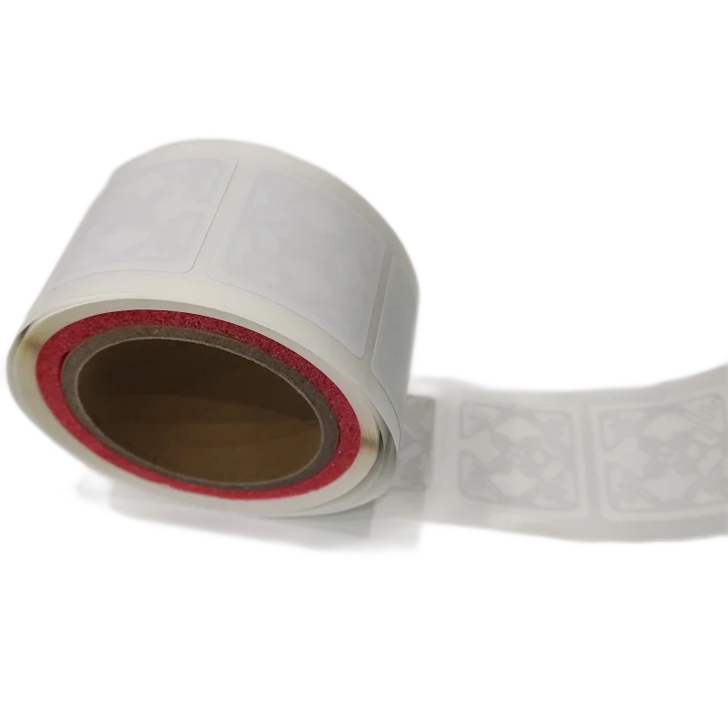 UHF RFID Library Sticker Tag Antenna 50*50mm with NXP Ucode8/9 Chip for Library Management