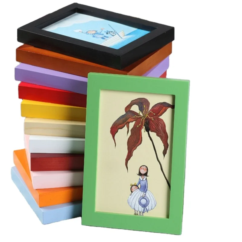 Picture Frame Photo Frame Decorative Wood Promo Silk Screen Printing