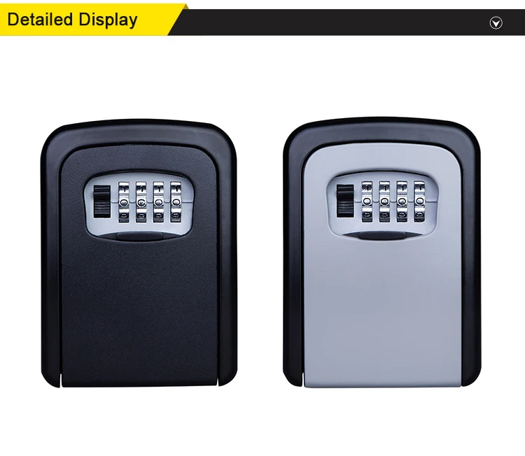 Asack G4 small waterproof stainless emergency realtor  key cabinet lock box small metal digital combination caja de llaves