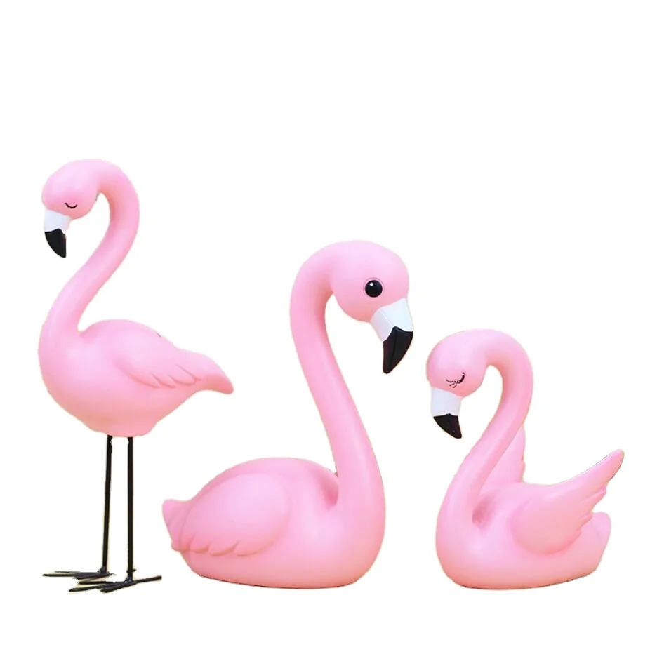 Promotion Holiday Gift Cheap New Shape Various Shape Flamingos Red Piggy Bank