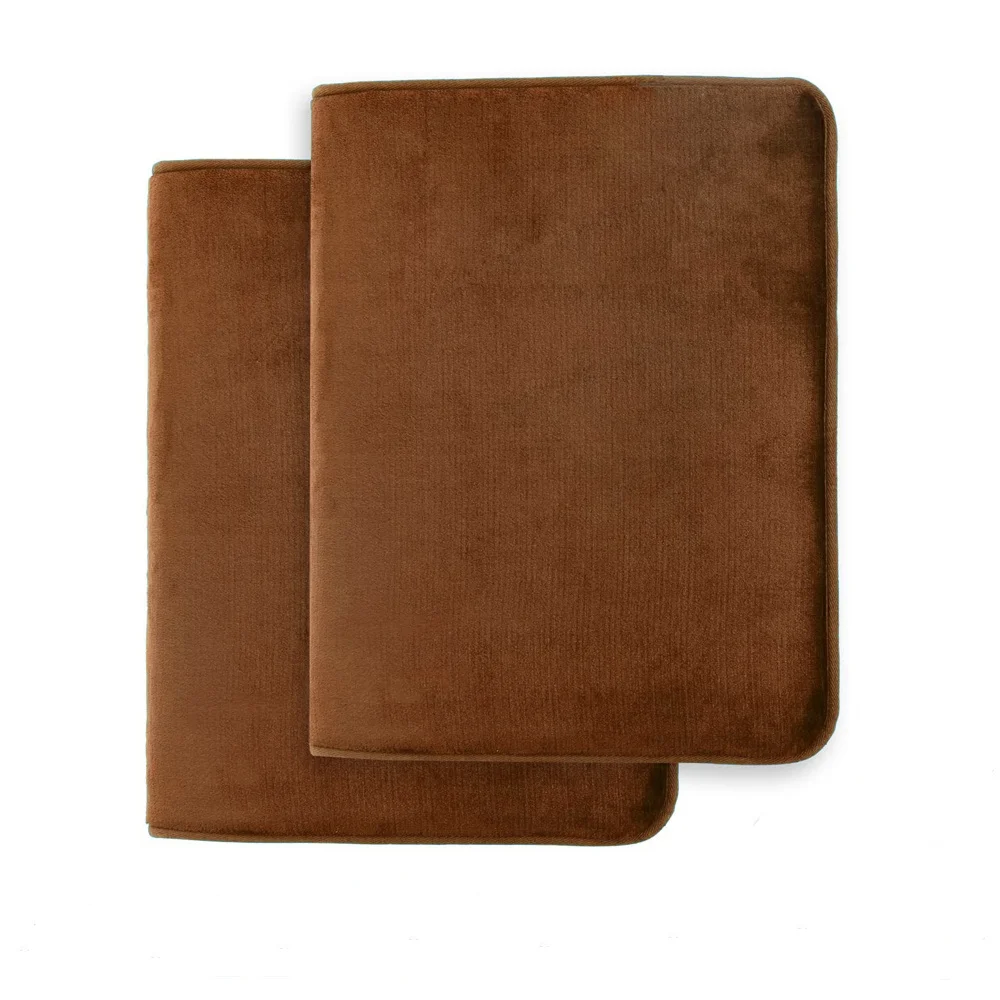 2 шт., синие коврики для ванной из пены с эффектом памяти