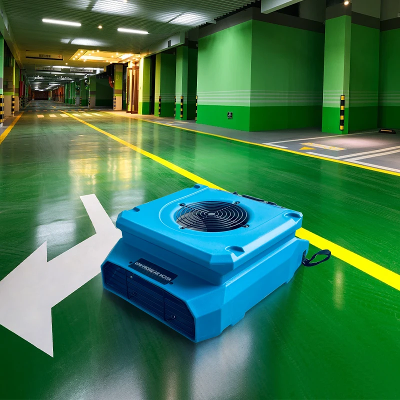 Compact 1000 CFM water damage restoration air mover carpet dryers for construction and carpet dry