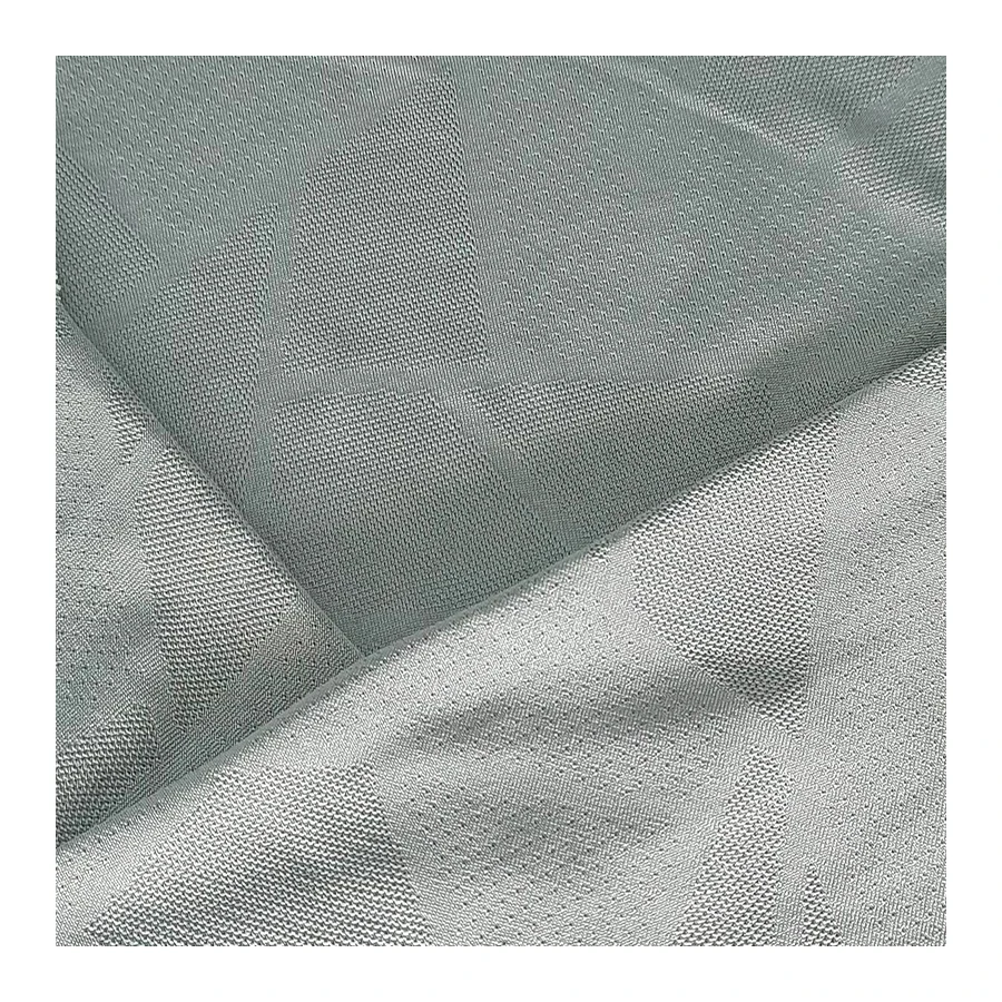 8 Spandex 92 Polyester Super Soft Jacquard Mesh Fabric For Sportswear Moisture Wicking Dri-fit Hot Sale Whole Price