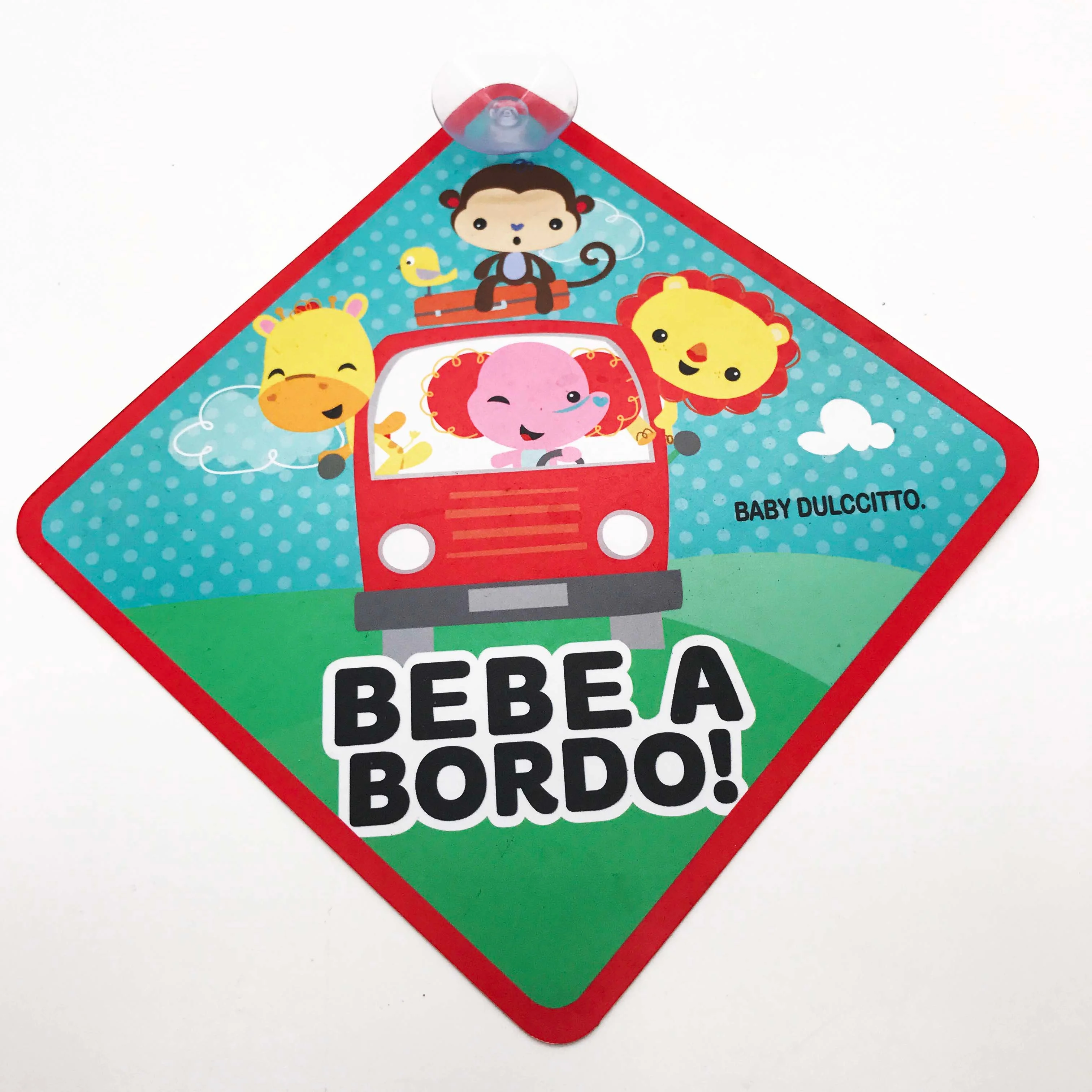 Baby On Board Sign With Suction cup