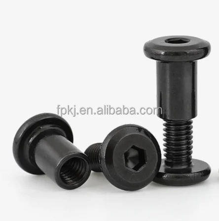Custom Steel Black Oxide Hex Socket Button Head Sleeve Nut