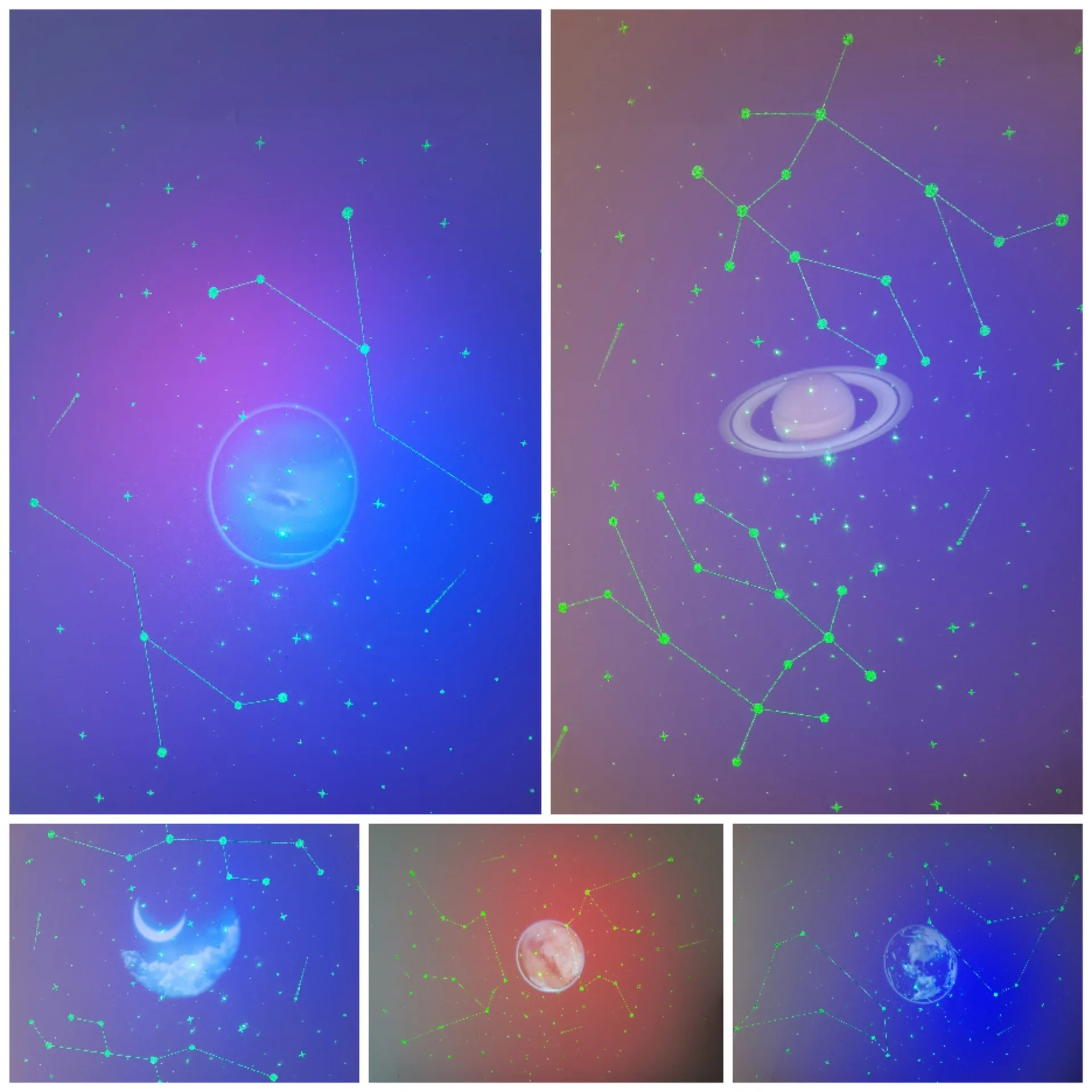 Новинка 2022 года, комнатный декор, лампа-проектор, ночное освещение, созвездия, Звездный проектор для детей