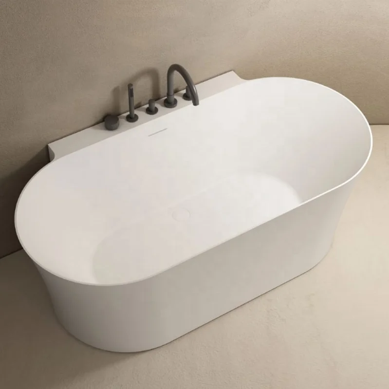 Hydrorelax Роскошная домашняя комнатная Ванна однотонная отдельно стоящая Черная Текстурированная каменная