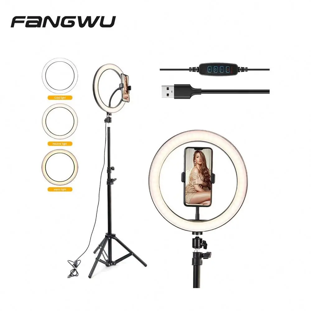 High Quality Studio Ring Light Tripod With Stand For Youtube Video And Live Stream/makeup