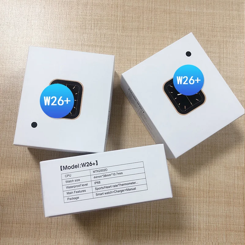 Смарт-часы IWO W26 +, серия 6, 40 мм, 44 мм, с напоминанием о звонках, ЭКГ, PPG, пульсометром, Смарт-часы IWO W26 plus для Android и IOS