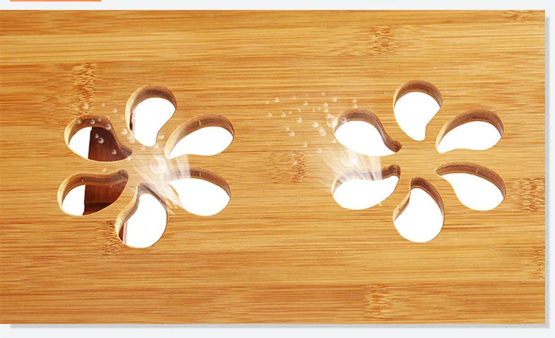 High-Quality Bamboo Portable Laptop Desk with drawer