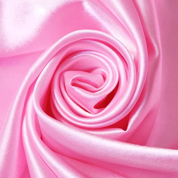 100% ployester satin fabric for wedding dress