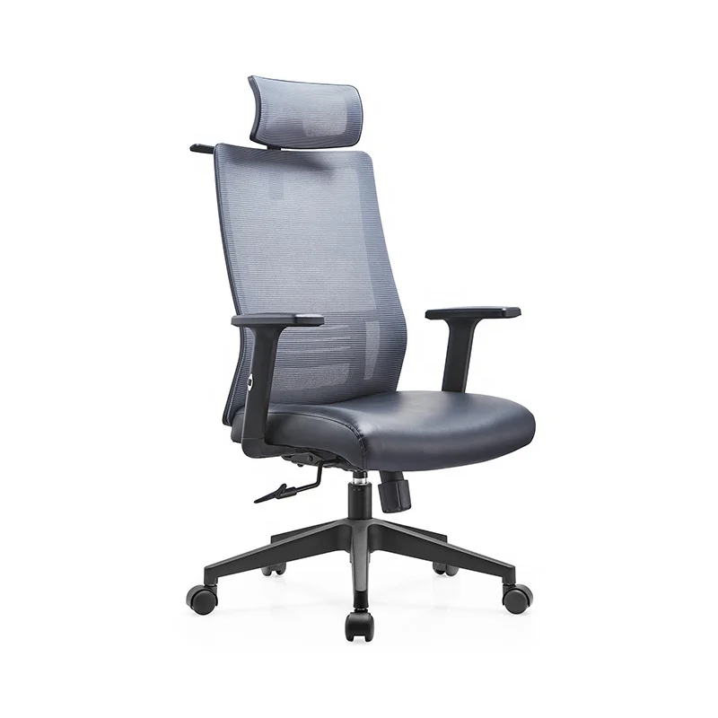 China manufacture manager leather or mesh seat swivel executive office chair for office furniture
