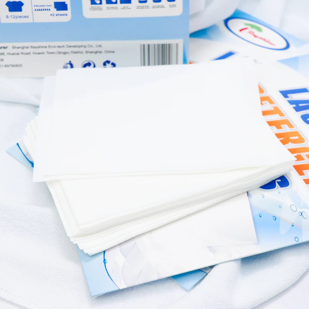 commercial laundry detergent paper laundry strips washing sheet  Eco-friendly Formula 30 sheets