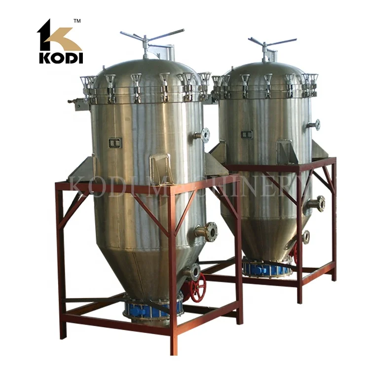 Big Capacity Vertical Pressure Leaf Filter For Paraffin Wax