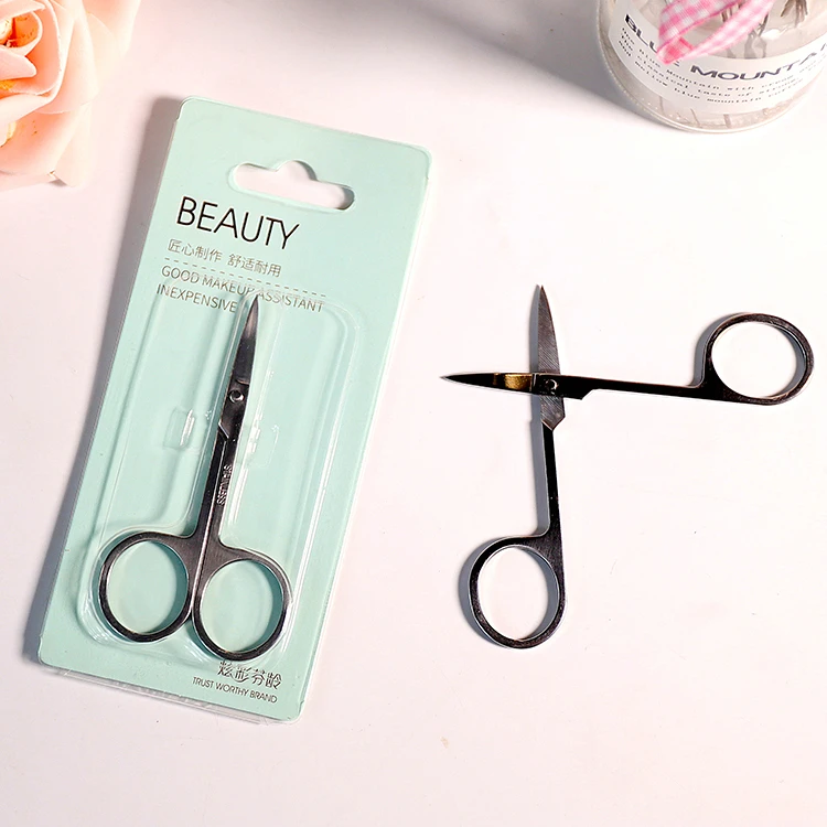 Прямая продажа с фабрики, ножницы из нержавеющей стали для бровей, профессиональные ножницы для красоты локтей