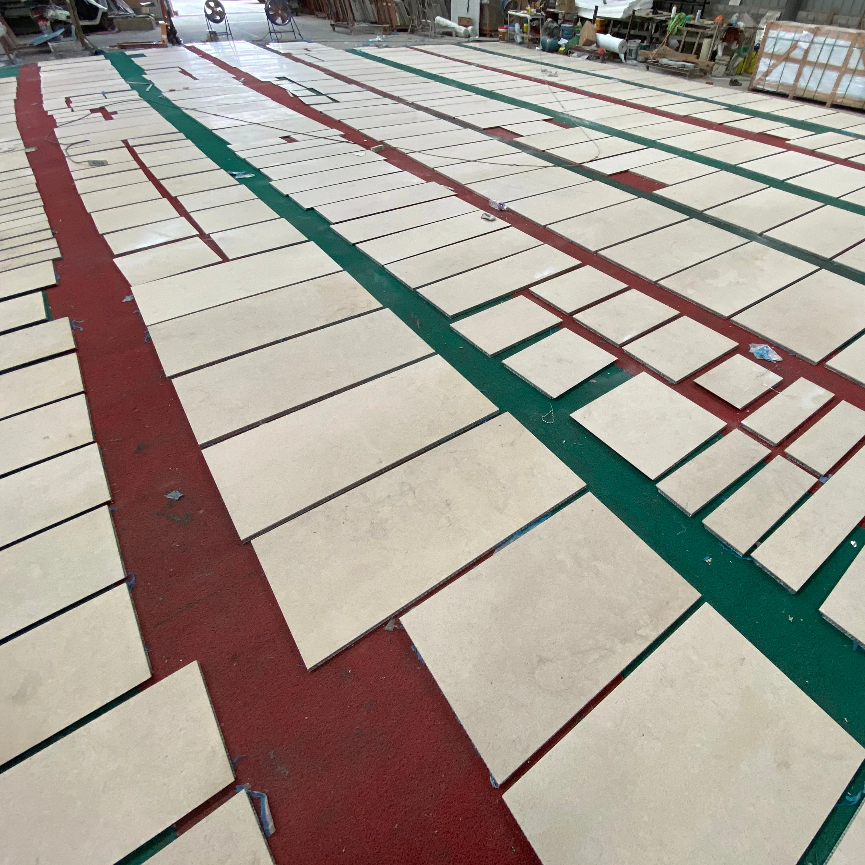 Portugal Beige Limestone Backed Aluminum Honeycomb Stone Panels for Interior Wall and floor