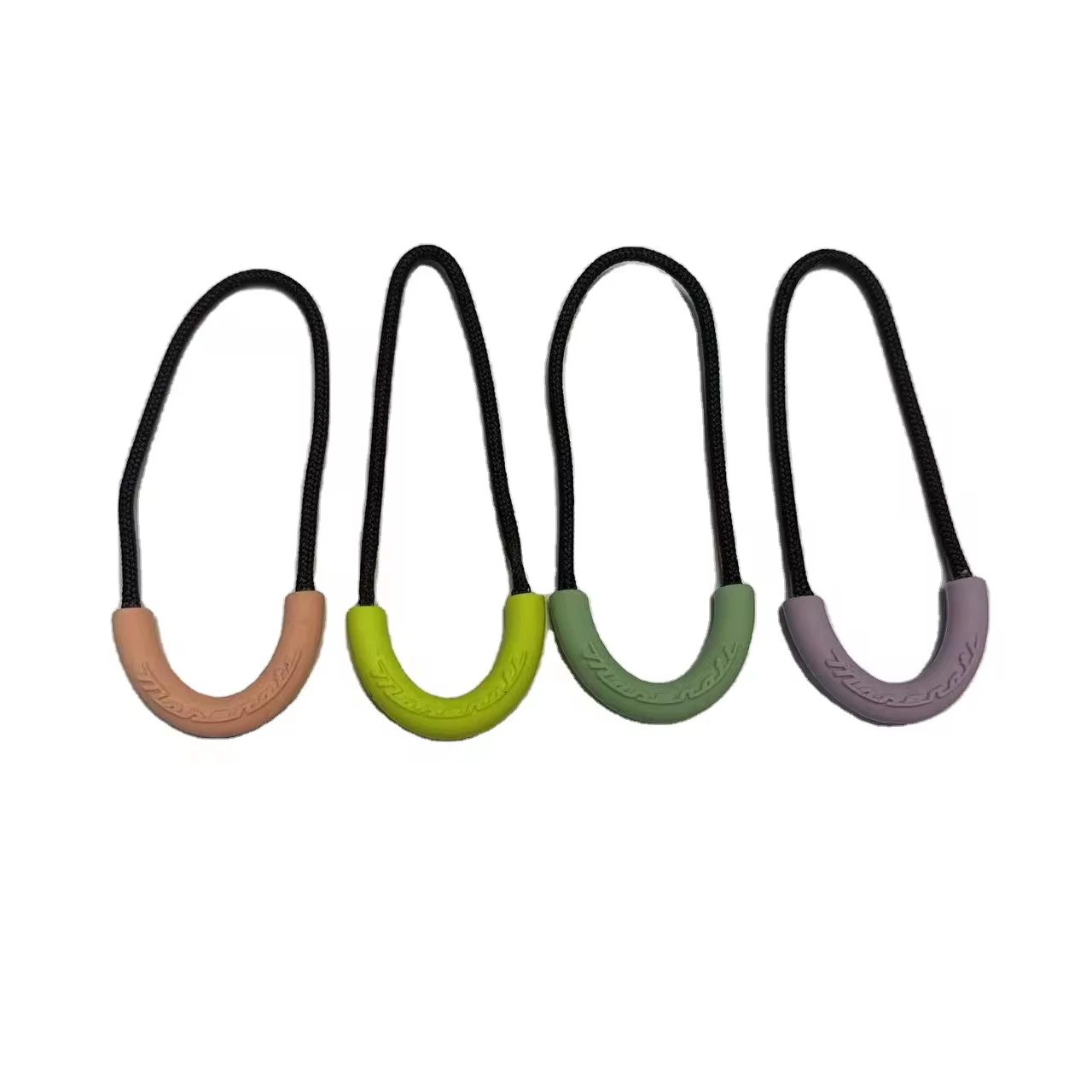 Factory direct sales pull rope backpack zipper pull tail rope luggage hardware zipper head