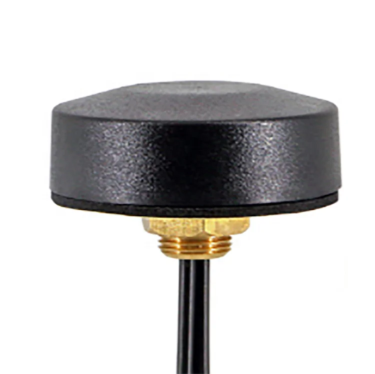 46x17mm Small Combination Antenna Passive / Active GPS + WIFI / LTE 2-in-1 Antenna Nut Fixed Antenna for Cabinet