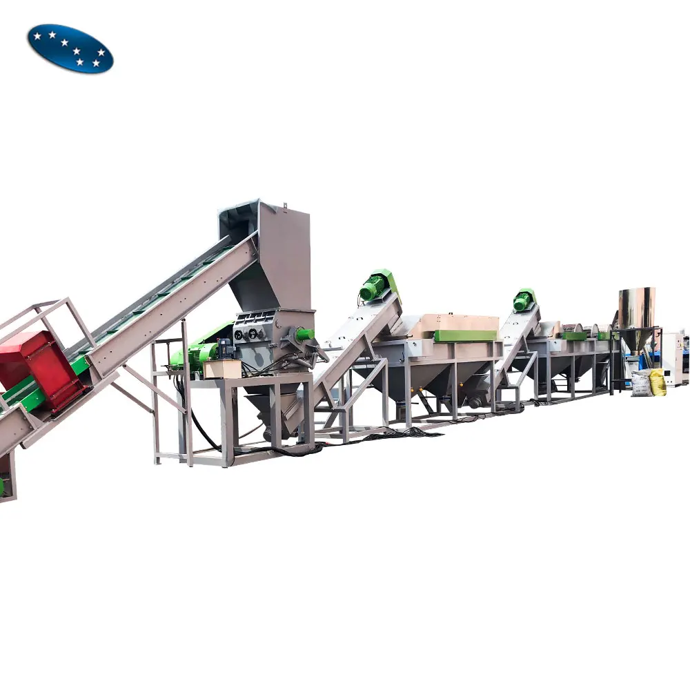 Отходы Pp Pe переработанные Ldpe Hdpe пластиковые стиральные машины оборудование для линии