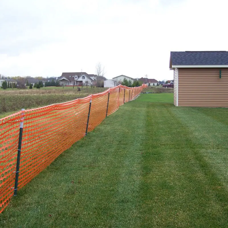 
china factory price orange warning plastic safety fence 