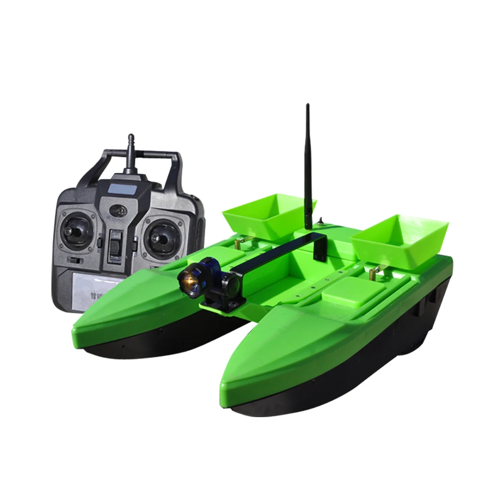 Waterproof 2body 3cabin Fish Finder Bait Boat 2.4G Double Motor 500M RC Fishing&Nesting Bait Boat 2KG