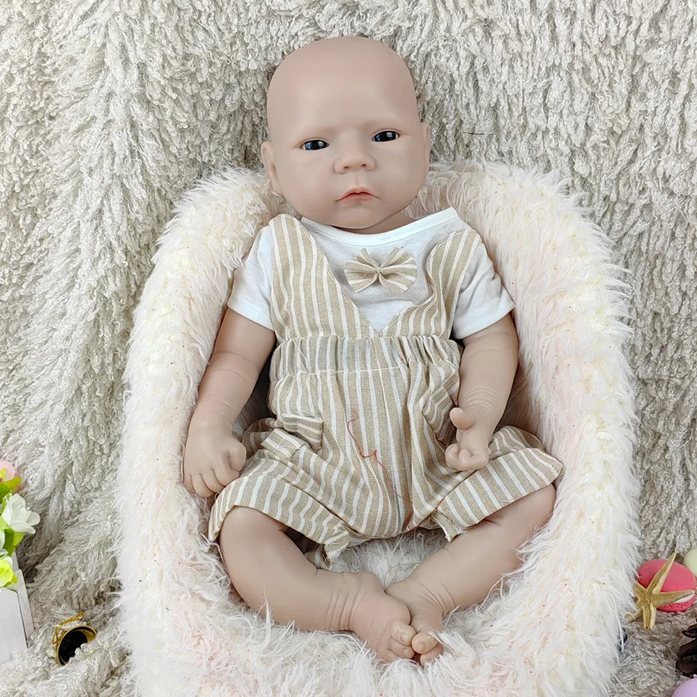 18 Inch full body silicone baby doll lifelike reborn dolls