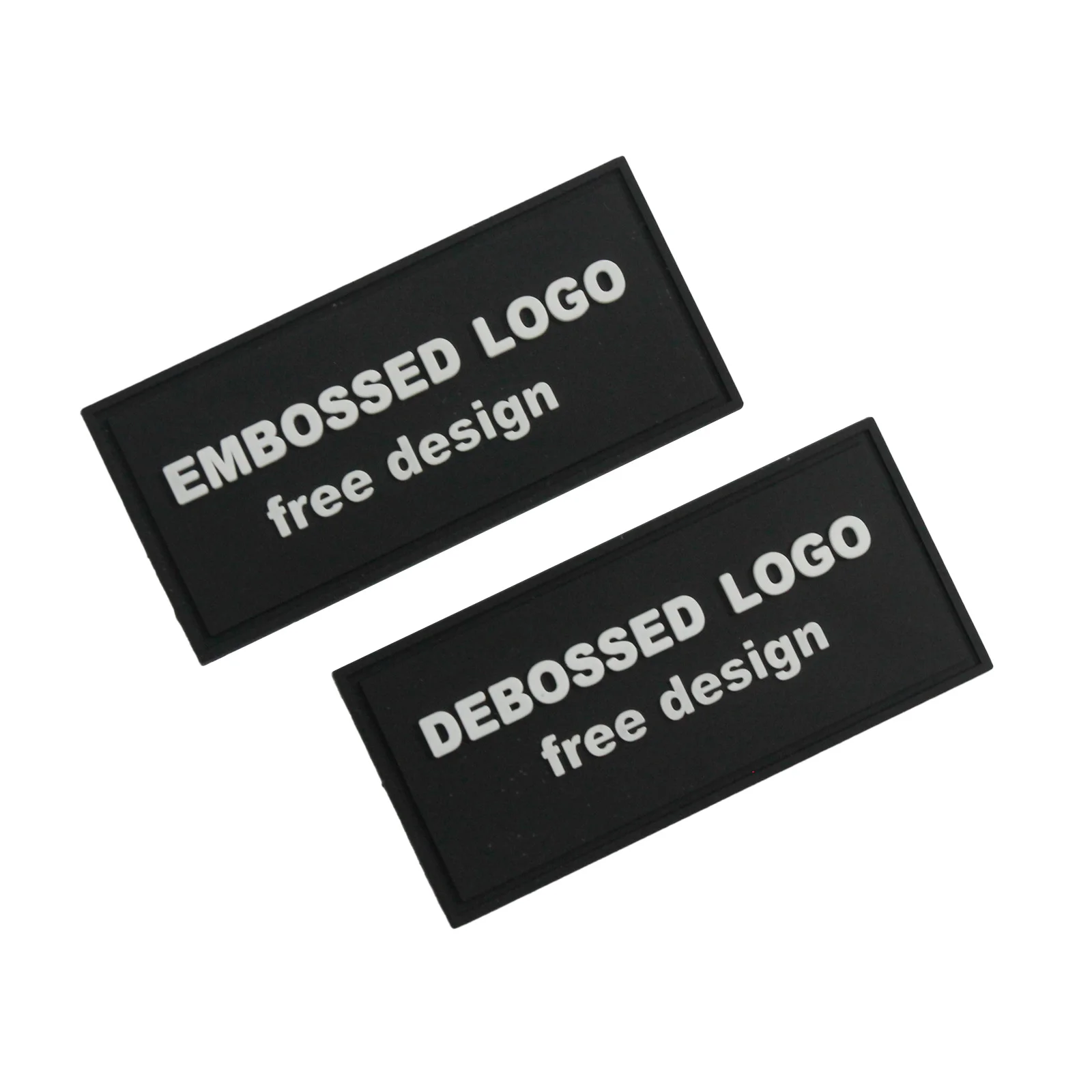Customized 2d/3d Soft Rubber Pvc Morale Patches Tactical Badges Raised Rubber Soft Pvc Embossed Silicone logo Patches