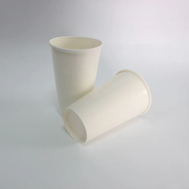 Mz Disposable Water Beverage Coffee To go Paper Cup Printed Single Wall PE Coated Paper Cups Custom Logo