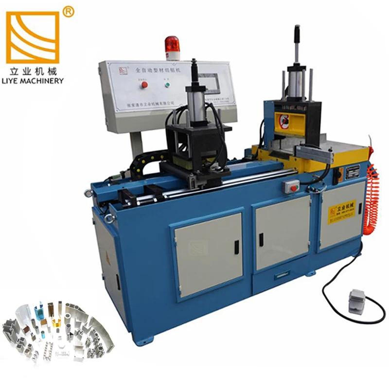 CNC Automatic single head cutting saw aluminum window machine