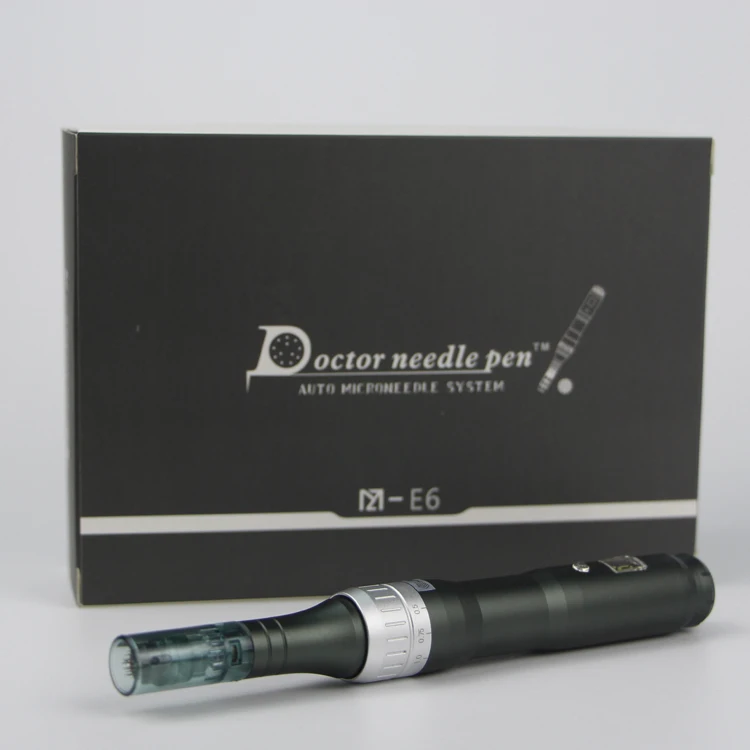 Wireless Dermapen Digital 6 Levels Speed ULTIMA Dr. Pen E6 black Microneedling Derma Pen