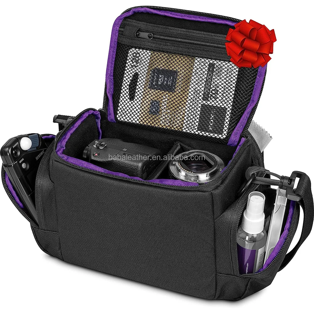 Portable Small Camera Case DSLR Mirrorless Premium Camera Shoulder Bag Heavy Duty Convenient with Shoulder Strap Camera Bag
