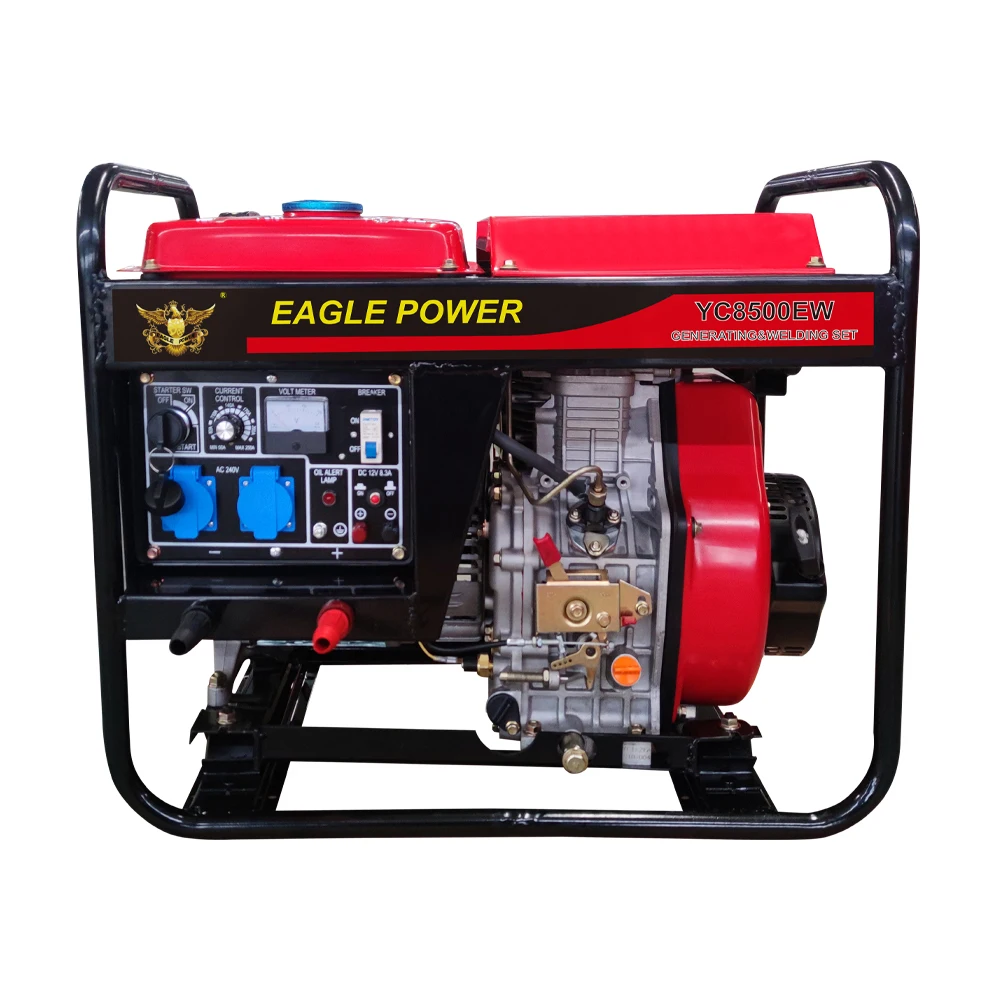5kw 5.5kw 6kw 6kva 6 5 kva портативный дизельный сварочный генератор высокого качества Дизель по хорошей