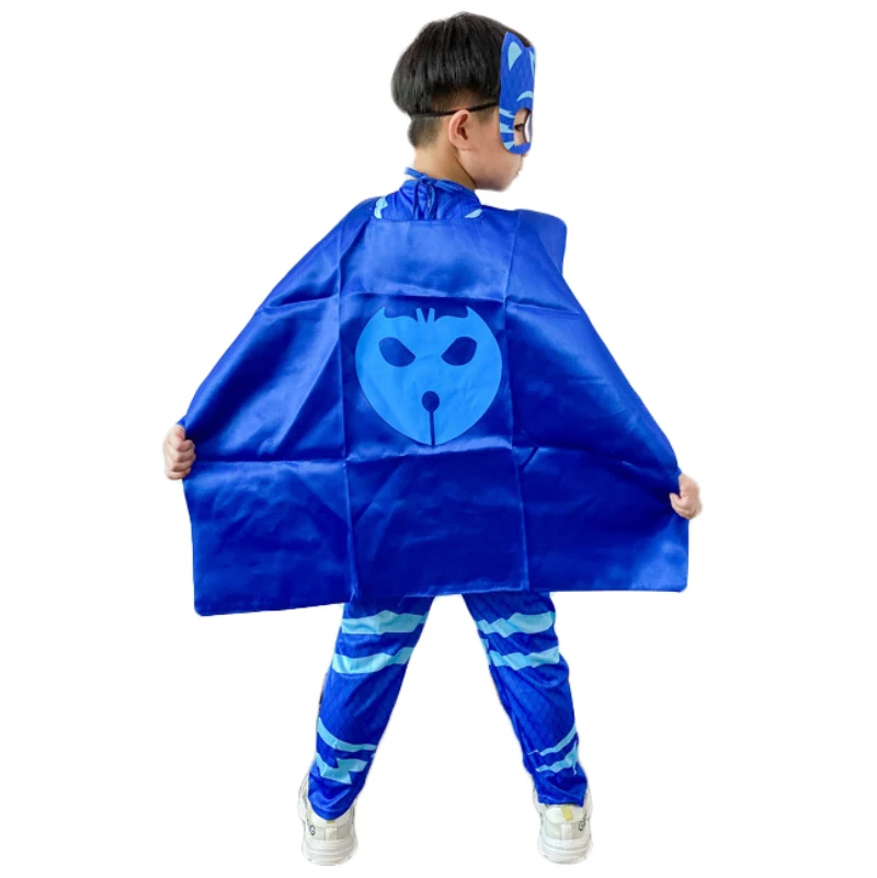  Hot Sale Halloween Cosplay Pjmask Jumpsuit Pj Maskes Costume Kids